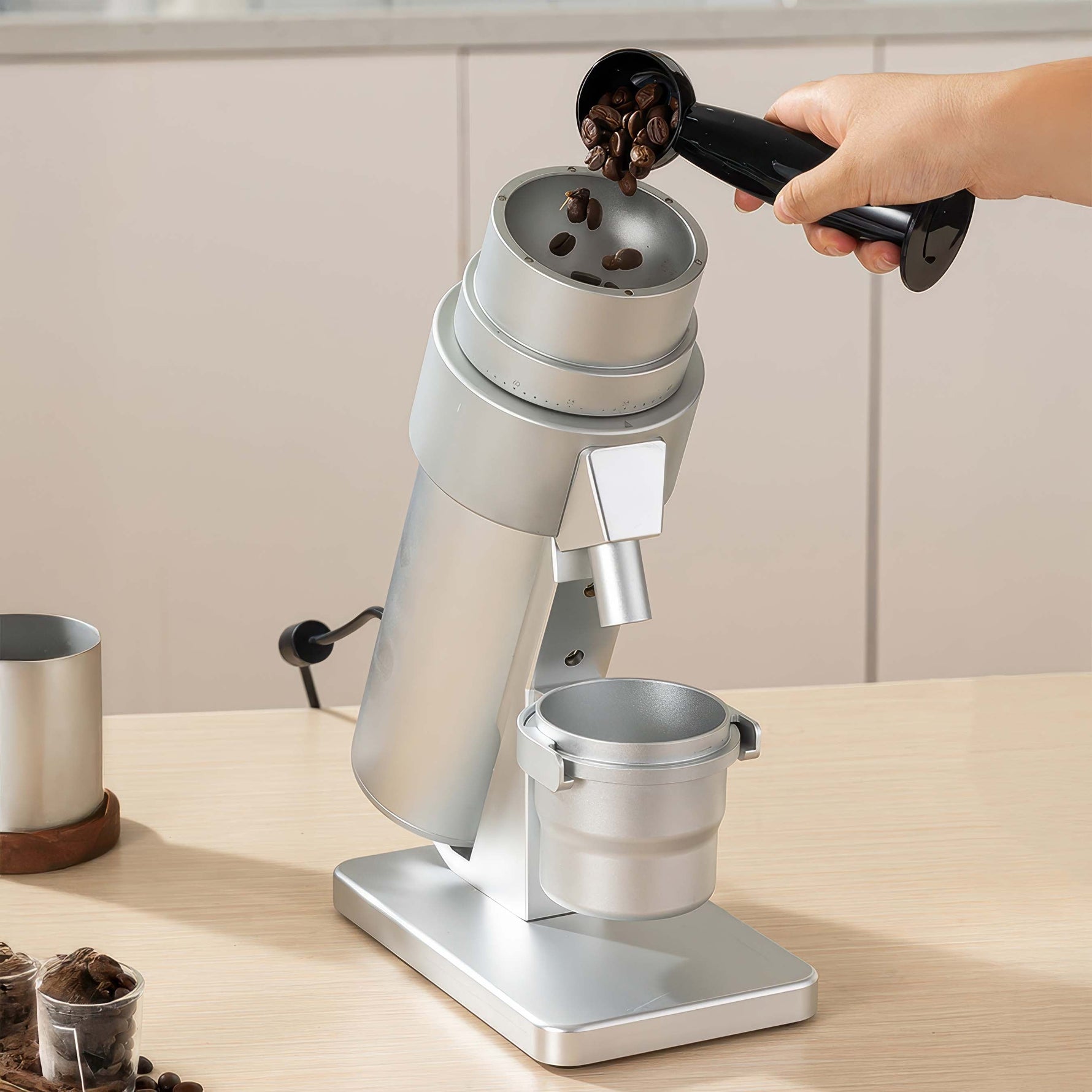 STARSEEKER Explorer Edge+ Electric Coffee Grinder — 63mm Titanium Burr Lastaforest