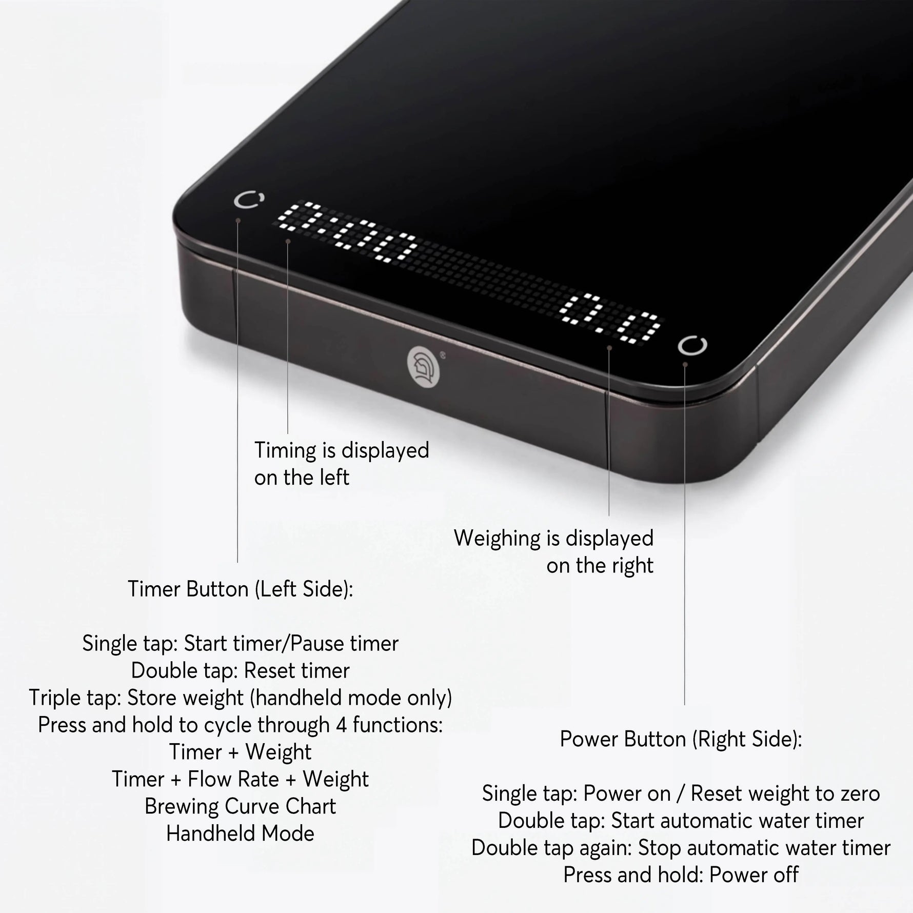 E-Smart Digital Coffee Scale For Brewing Lastaforest