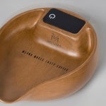 Electronic Walnut Coffee Scale With Leaf Shade Lastaforest