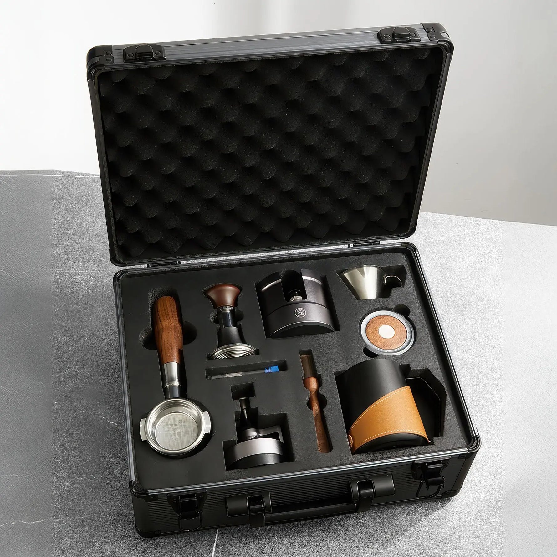 Professional Barista Espresso Kit with Carrying Case Lastaforest