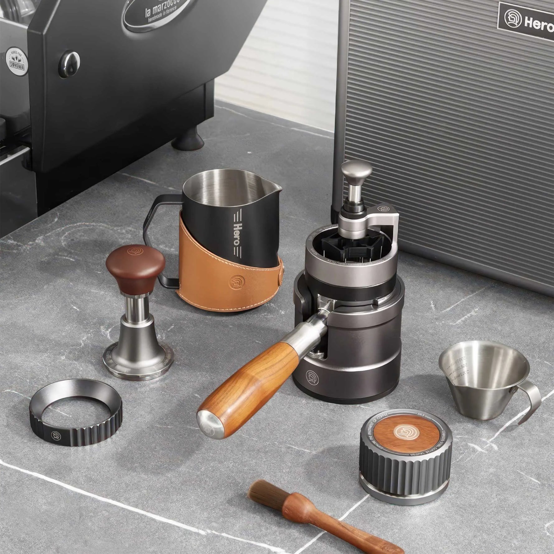 Professional Barista Espresso Kit with Carrying Case Lastaforest