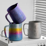Aurora Crystal Titanium Latte Pitcher Lastaforest
