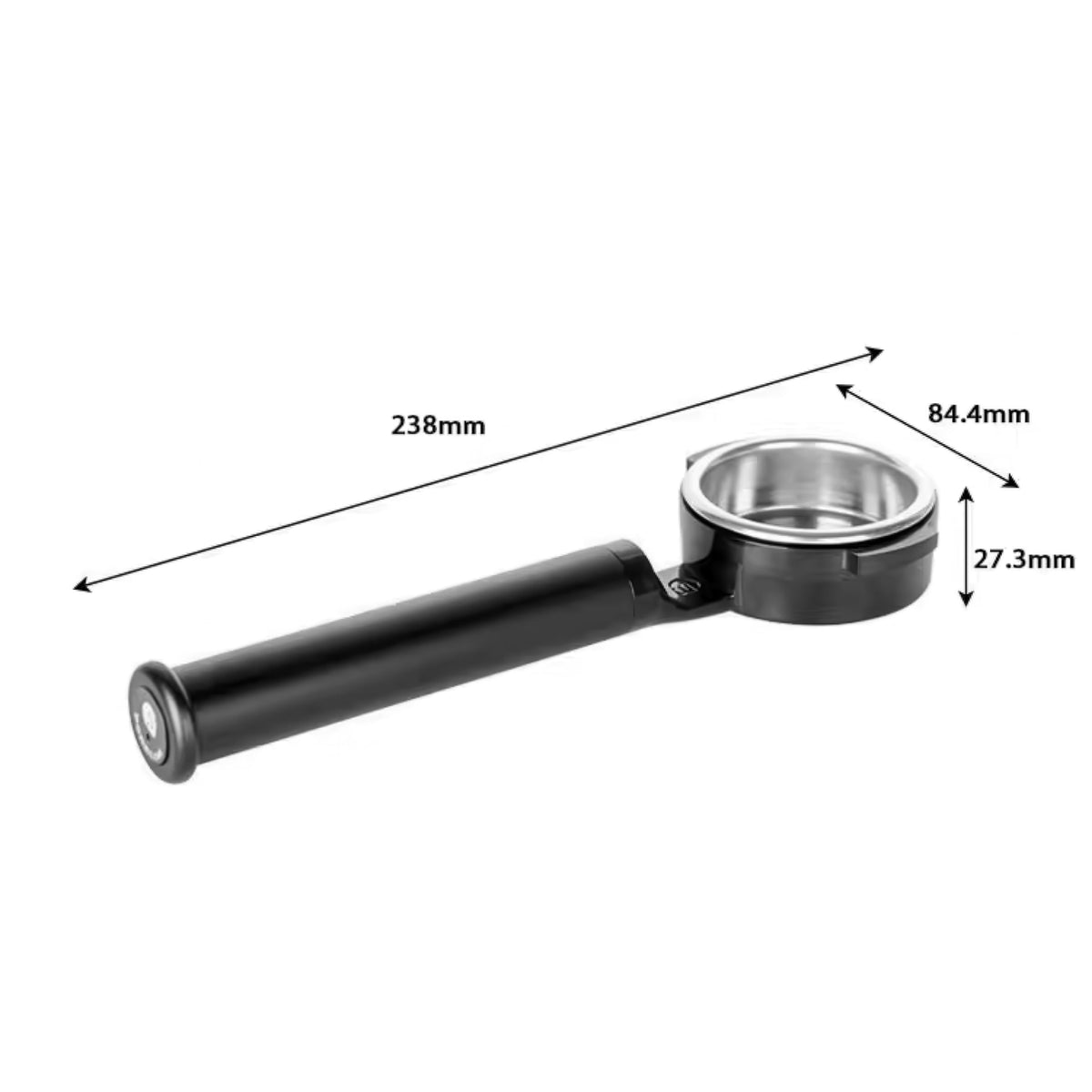 Flat Bottomless Portafilter - High-Efficiency Extraction Lastaforest
