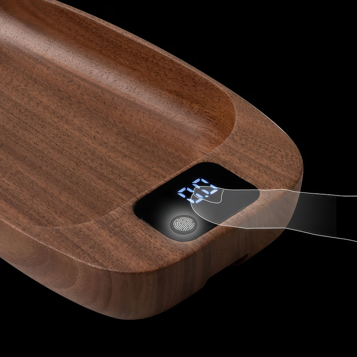 Walnut Wood Coffee Scale for Espresso Lastaforest