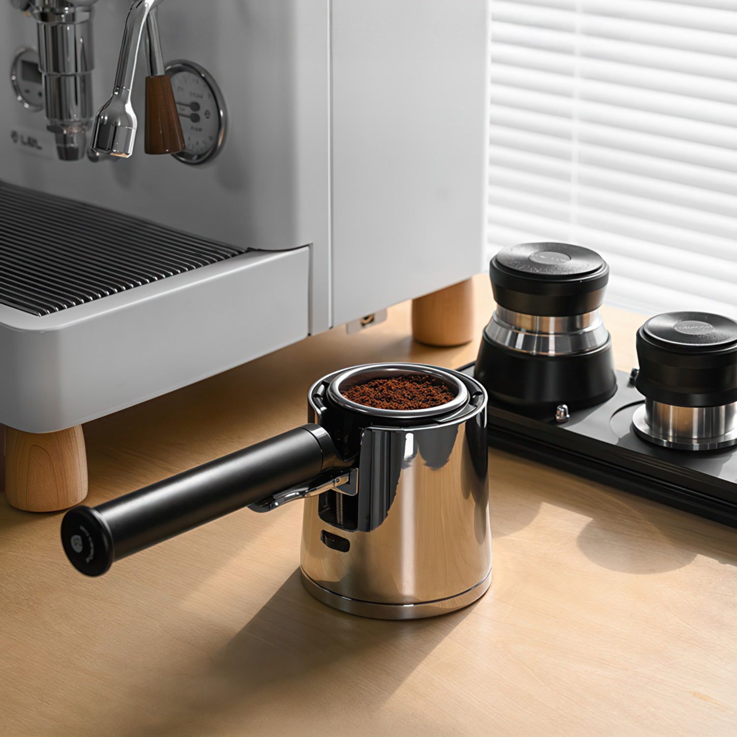 Flat Bottomless Portafilter - High-Efficiency Extraction Lastaforest