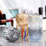 Flame Crystal Cut Glass Coffee Cup Lastaforest