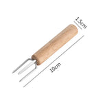 DecorBites™ Espresso Stirrer: Professional Barista Tool with Natural Wood Handle Decorbites