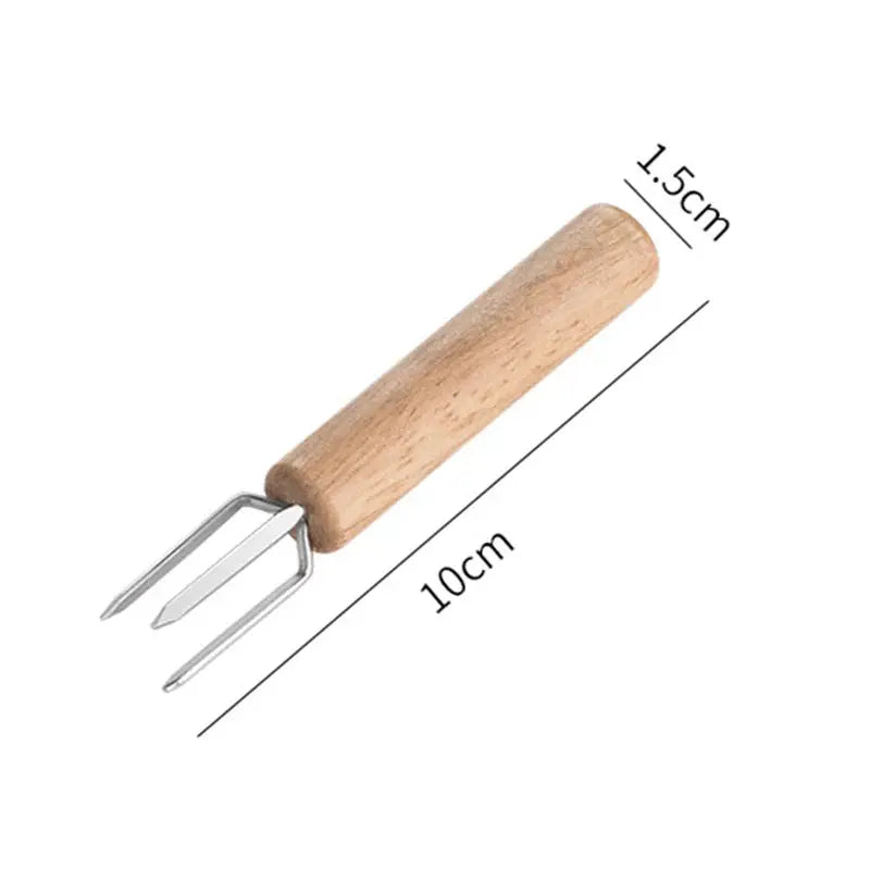 DecorBites™ Espresso Stirrer: Professional Barista Tool with Natural Wood Handle Decorbites