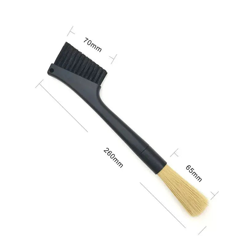 DecorBites™ Coffee Grinder Brush: Double-head Tool for Home & Barista Cleaning Decorbites