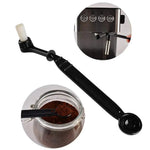 DecorBites™ Espresso Machine Brush Cleaner & Spoon 2-in-1 | Coffee Cleaning Tool Decorbites