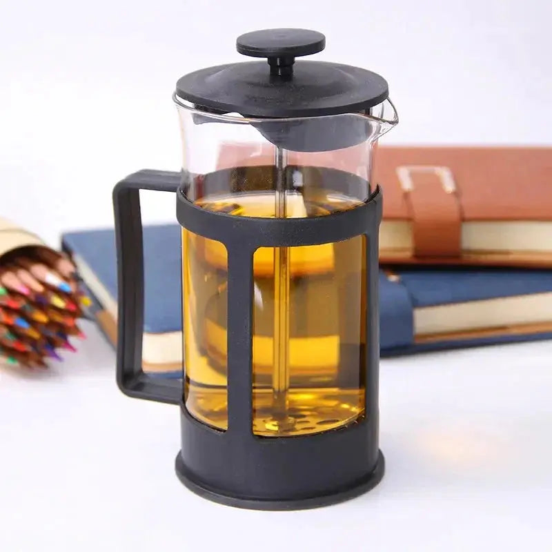 DecorBites™ 350ml French Press Coffee Maker: Filter Coffee Pot with Moka Coffee Machine Decorbites