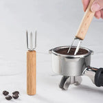 DecorBites™ Espresso Stirrer: Professional Barista Tool with Natural Wood Handle Decorbites