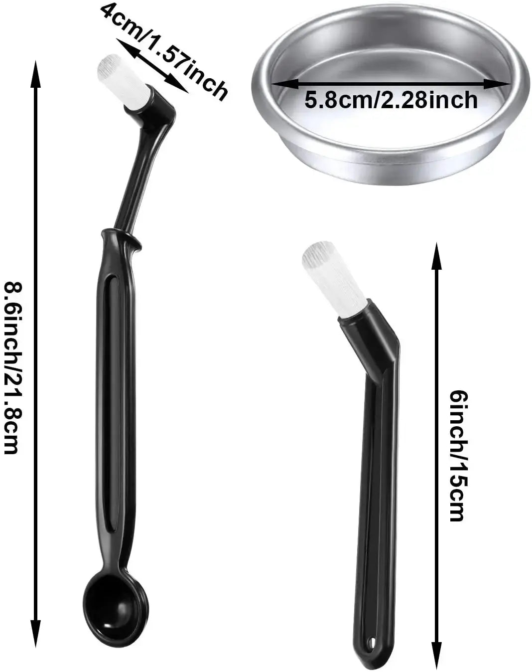 DecorBites™ Espresso Machine Cleaning Kit with Spoon and Brush Decorbites