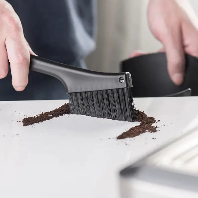 DecorBites™ Coffee Grinder Brush: Double-head Tool for Home & Barista Cleaning Decorbites