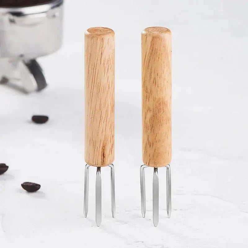 DecorBites™ Espresso Stirrer: Professional Barista Tool with Natural Wood Handle Decorbites