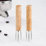 DecorBites™ Espresso Stirrer: Professional Barista Tool with Natural Wood Handle Decorbites