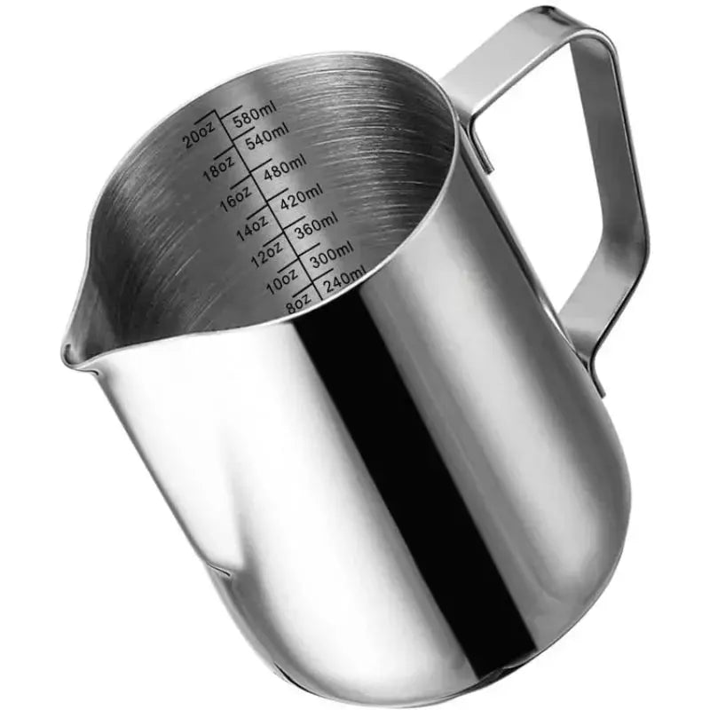 DecorBites™ Barista Stainless Steel Milk Frothing Jug Latte Art Flower Cup Decorbites