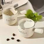 DecorBites™ Ceramic Measuring Cups Set | Precise Kitchen Tools for Espresso and Milk Extraction Decorbites