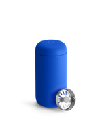The Fellow Carter Move Mug in Electric Cobalt is a spill-proof, portable mug for coffee lovers.