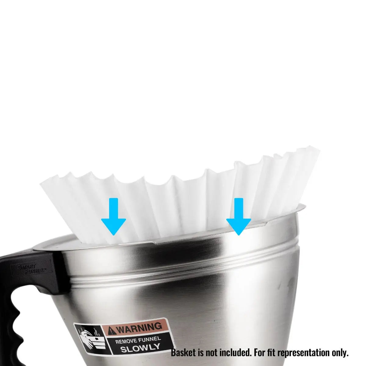 Paper Coffee Filters, Fits Batch Brewers - Size 13"x 5" (500 Count) Espresso Parts