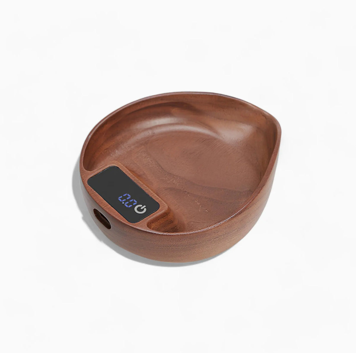 Electronic Walnut Coffee Scale With Leaf Shade Lastaforest