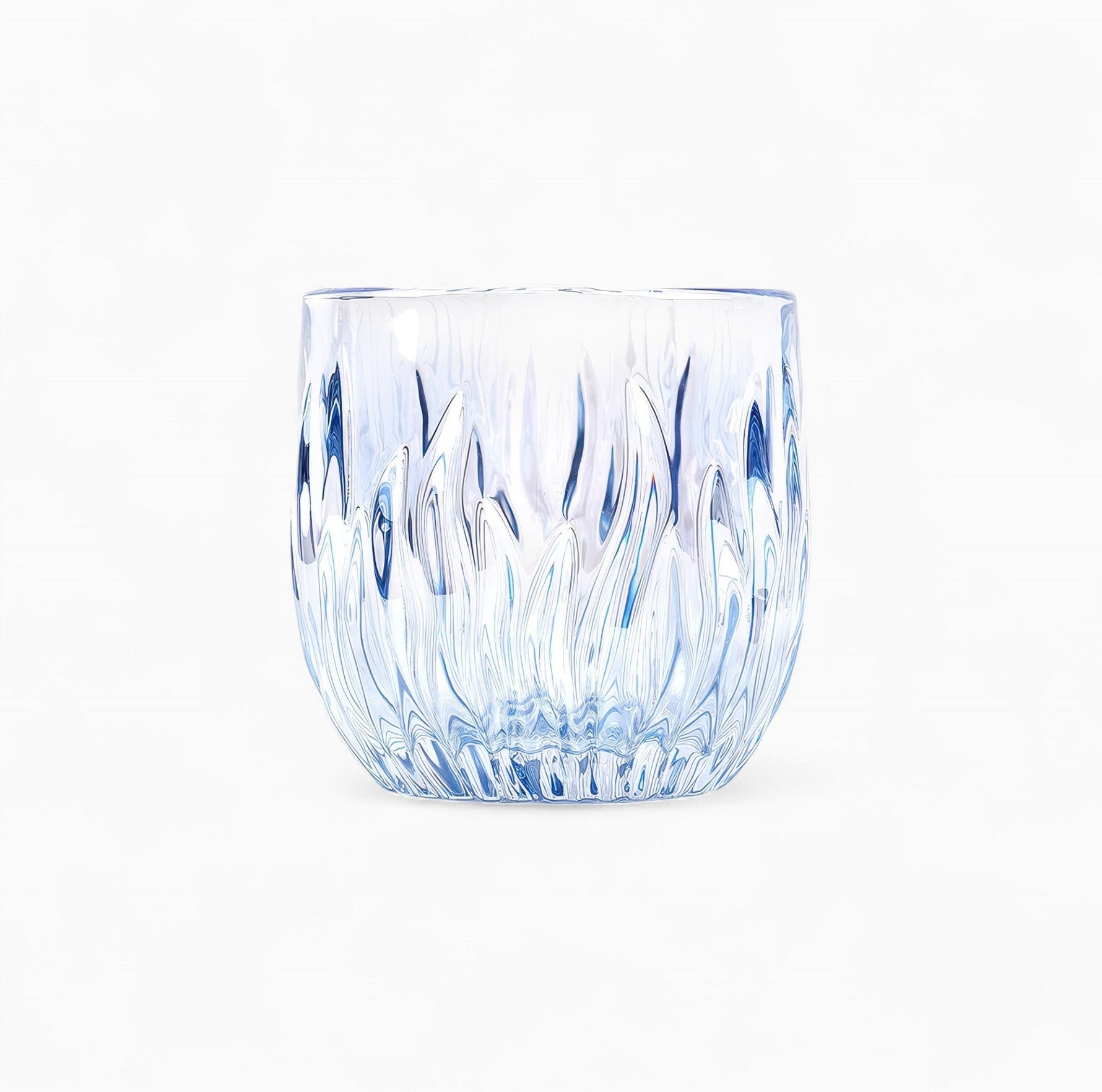 Flame Crystal Cut Glass Coffee Cup Lastaforest
