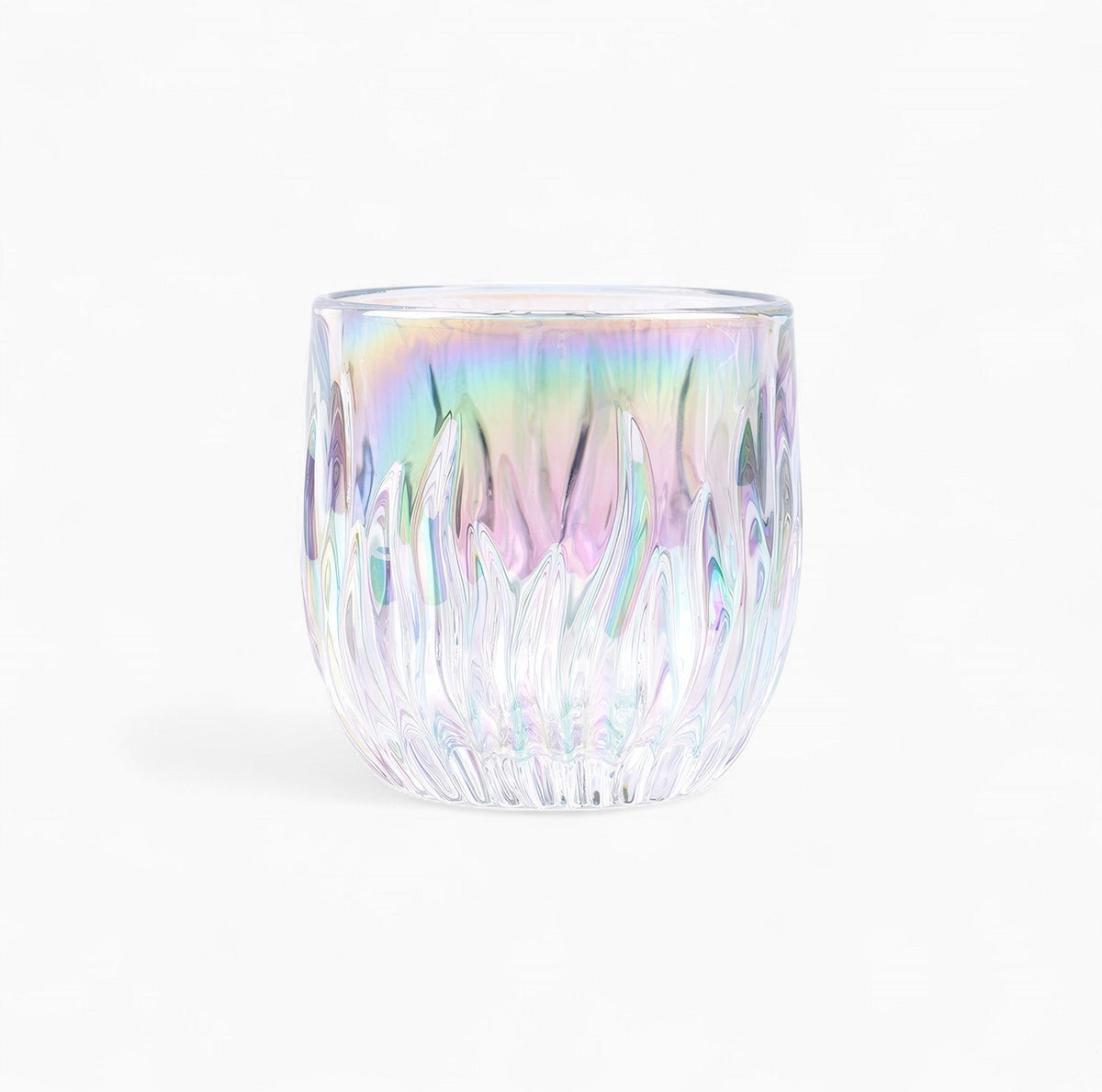 Flame Crystal Cut Glass Coffee Cup Lastaforest