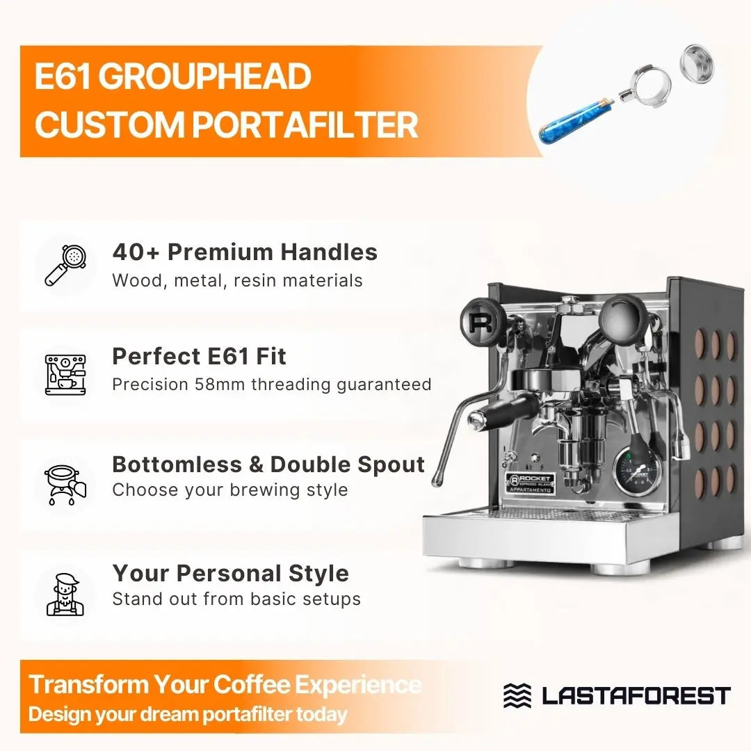 Custom Portafilter | Select from 40+ Handles Lastaforest