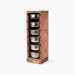 Walnut Filter Baskets Storage Lastaforest