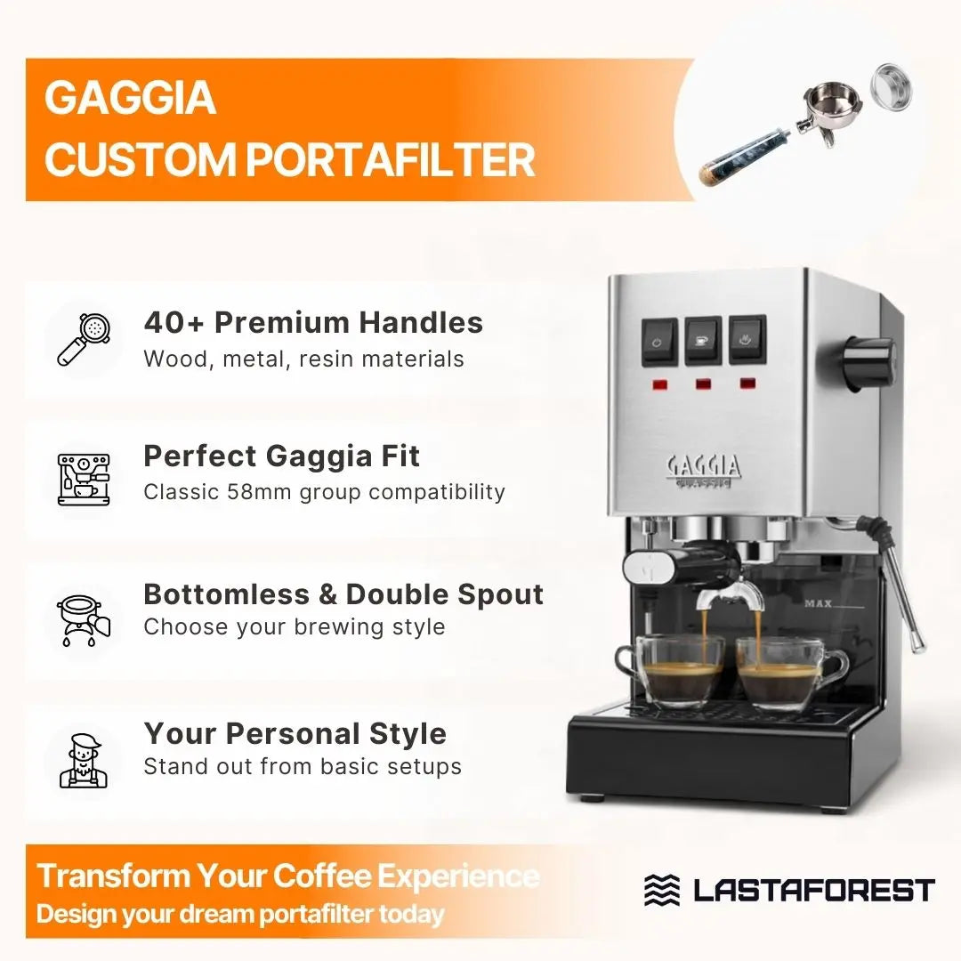 Custom Portafilter | Select from 40+ Handles Lastaforest