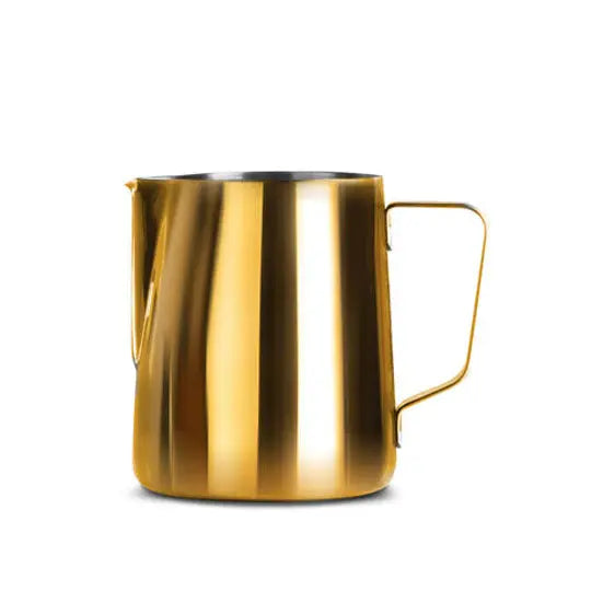 Barista Basics Milk Frothing Pitcher, 12oz, Gold Espresso Parts