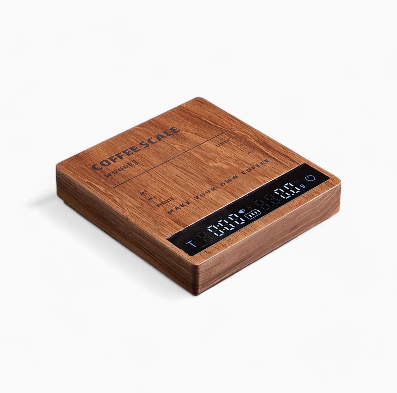 High Precision Wooden Coffee Scale with Touch Sensor Lastaforest