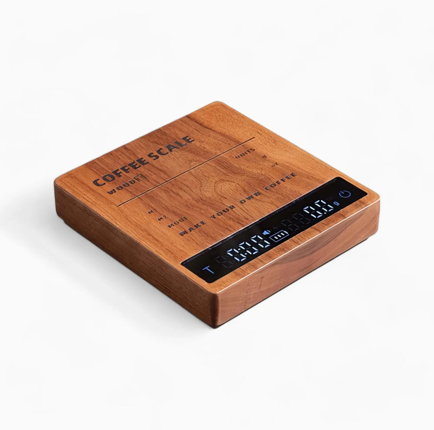 High Precision Wooden Coffee Scale with Touch Sensor Lastaforest