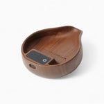 Electronic Walnut Coffee Scale With Leaf Shade Lastaforest