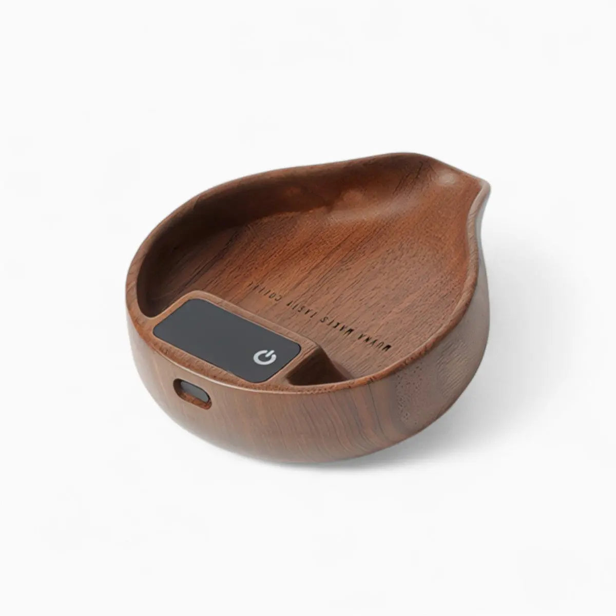 Electronic Walnut Coffee Scale With Leaf Shade Lastaforest